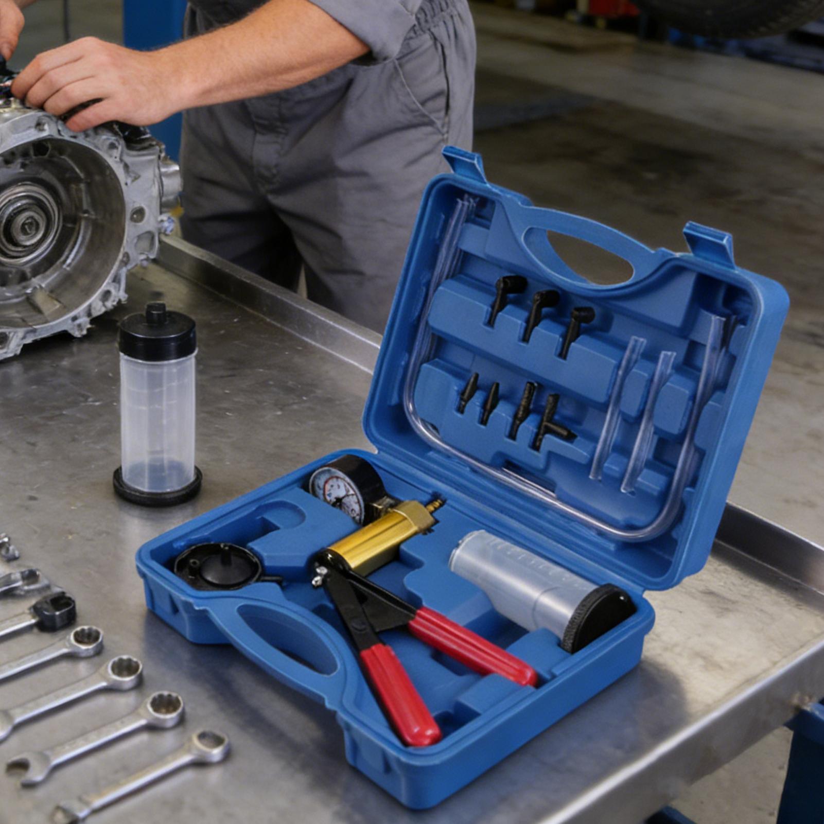 Car Vacuum Pump Handheld Brake - Brake Bleeder Kit review and price
