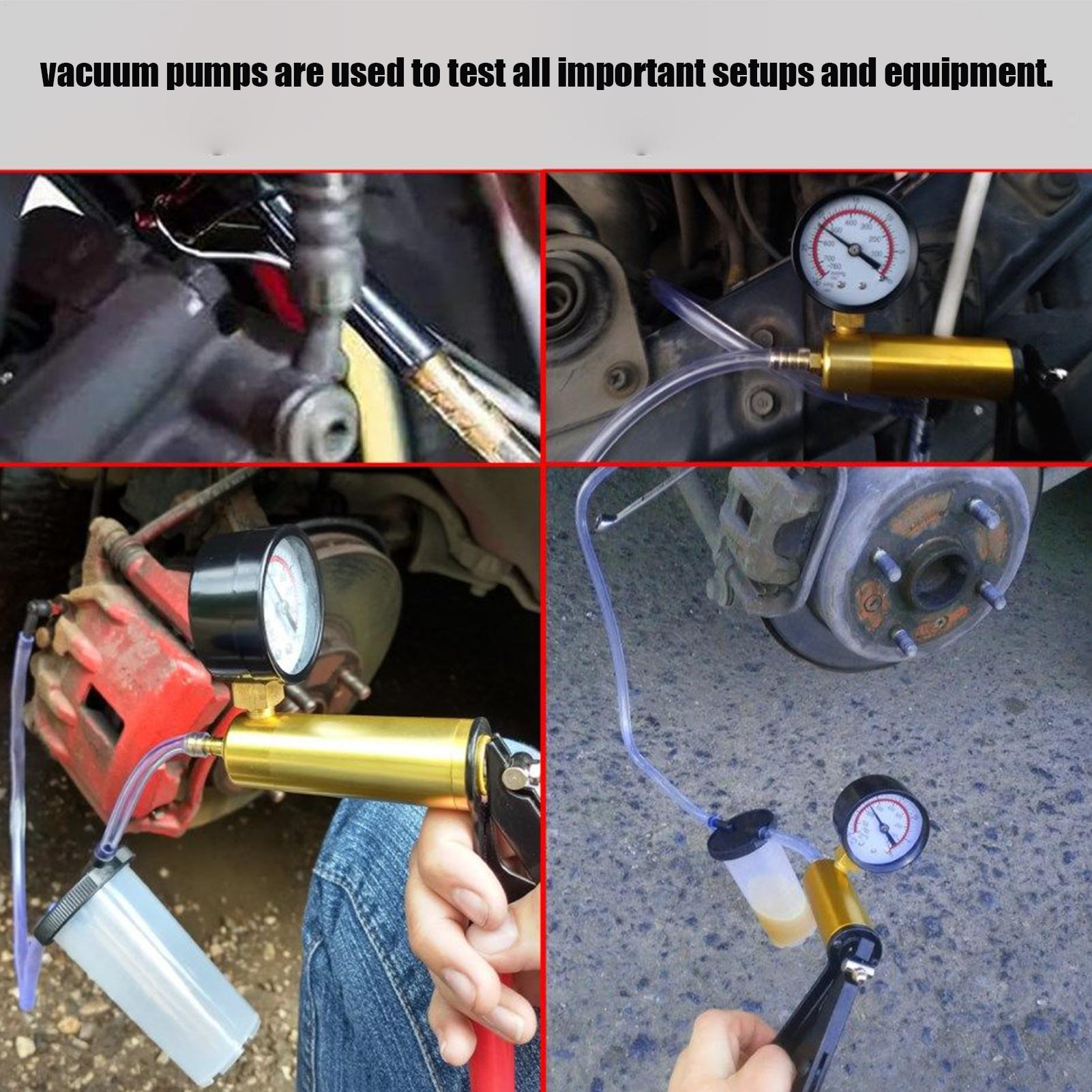 Car Vacuum Pump Handheld Brake - Brake Bleeder Kit review and price