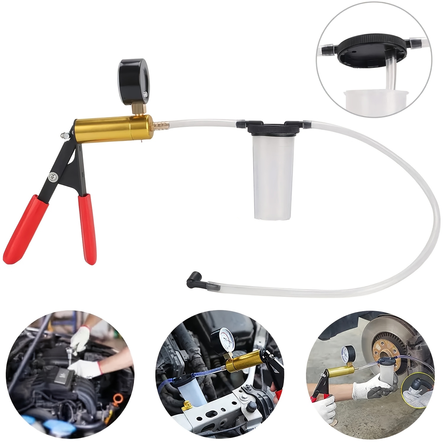 Brake Bleeder Kit with Vacuum  - Brake Bleeder Kit review and price